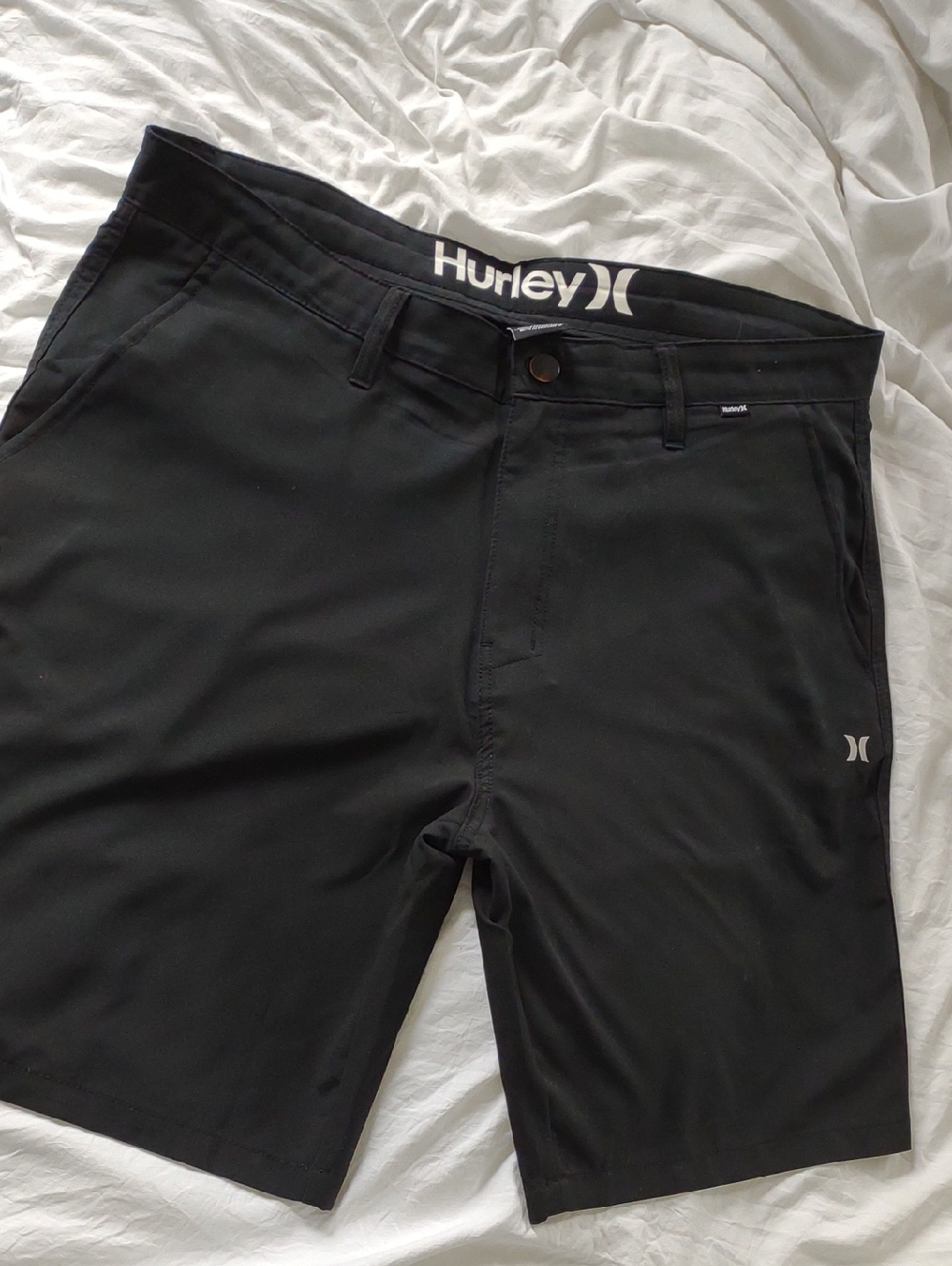 Hurley Black Men's Hybrid Performance Shorts